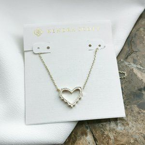 Kendra Scott Sophee Gold Small Heart Necklace